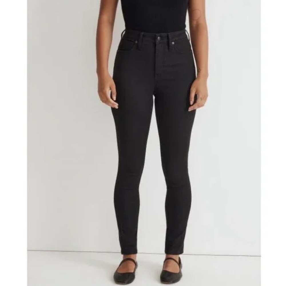 Madewell Curvy High-Rise Skinny Black Jeans